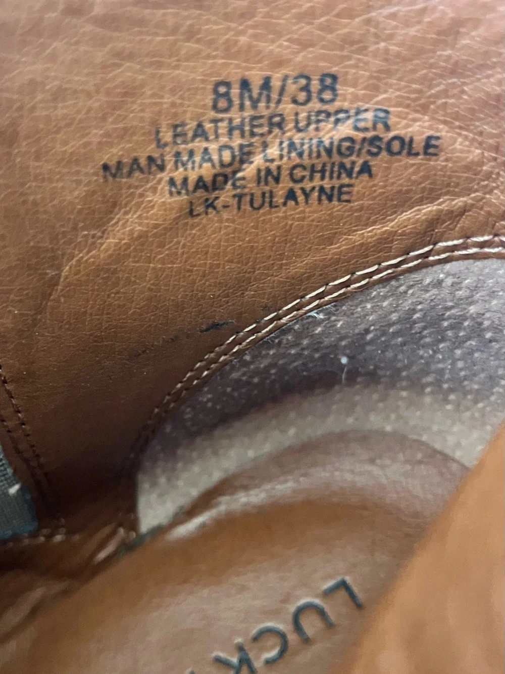 Lucky Brand Taupe Suede Ankle Booties with Stacked Heel